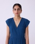 Lada Blue Needlecord Dress
