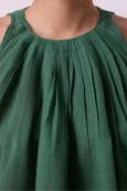 Margo Green Colourblocked Handwoven Top