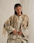 Brown Wash EMB. Kimono Jacket