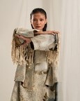 Brown Wash EMB. Kimono Jacket