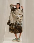 Brown Wash Tuck Dress