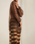 Blue Brown Plaid Co-ord