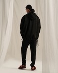 Jade Black Texture Trouser