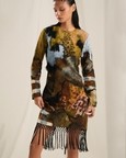 Inlay Sheath Dress