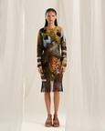 Inlay Sheath Dress