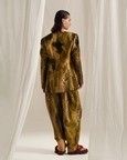 Green Glade Emb. Blazer Set