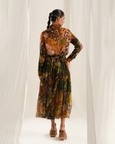 Brown Floral Shirt