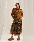 Brown Floral Blazer