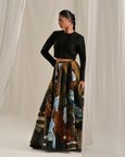Inlay Skirt Set