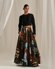 Inlay Skirt Set