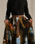 Inlay Skirt Set