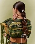 Green Galaxy Quilted Kimono Dress