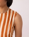 Valentino Striped Midi Dress