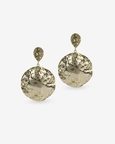 Beaten Spheres Earrings (Gold)