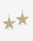 Beaten Star Earrings