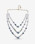 Three Layered Candy Necklace (Silver)