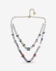 Two Layered Candy Necklace (Silver)