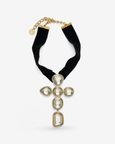 Polki Cross Ayesha Choker