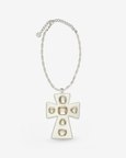 Polki Pope Medallion Necklace