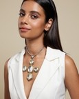 Gold & Silver Polki Church Necklace