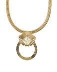 Shell Hoop Necklace