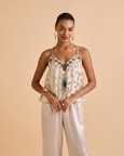 Zita Beaded Blouse with Pants