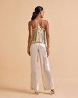 Zita Beaded Blouse with Pants