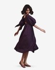 Front Twist Linen Dress
