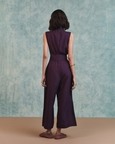 Sculpted Linen Jumpsuit