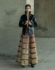 Glass Embroidered Circular Skirt
