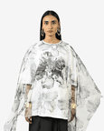 Canine Print Organza Kaftan