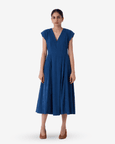 Lada Blue Needlecord Dress