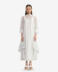 Halo Sheer Shirt Dress