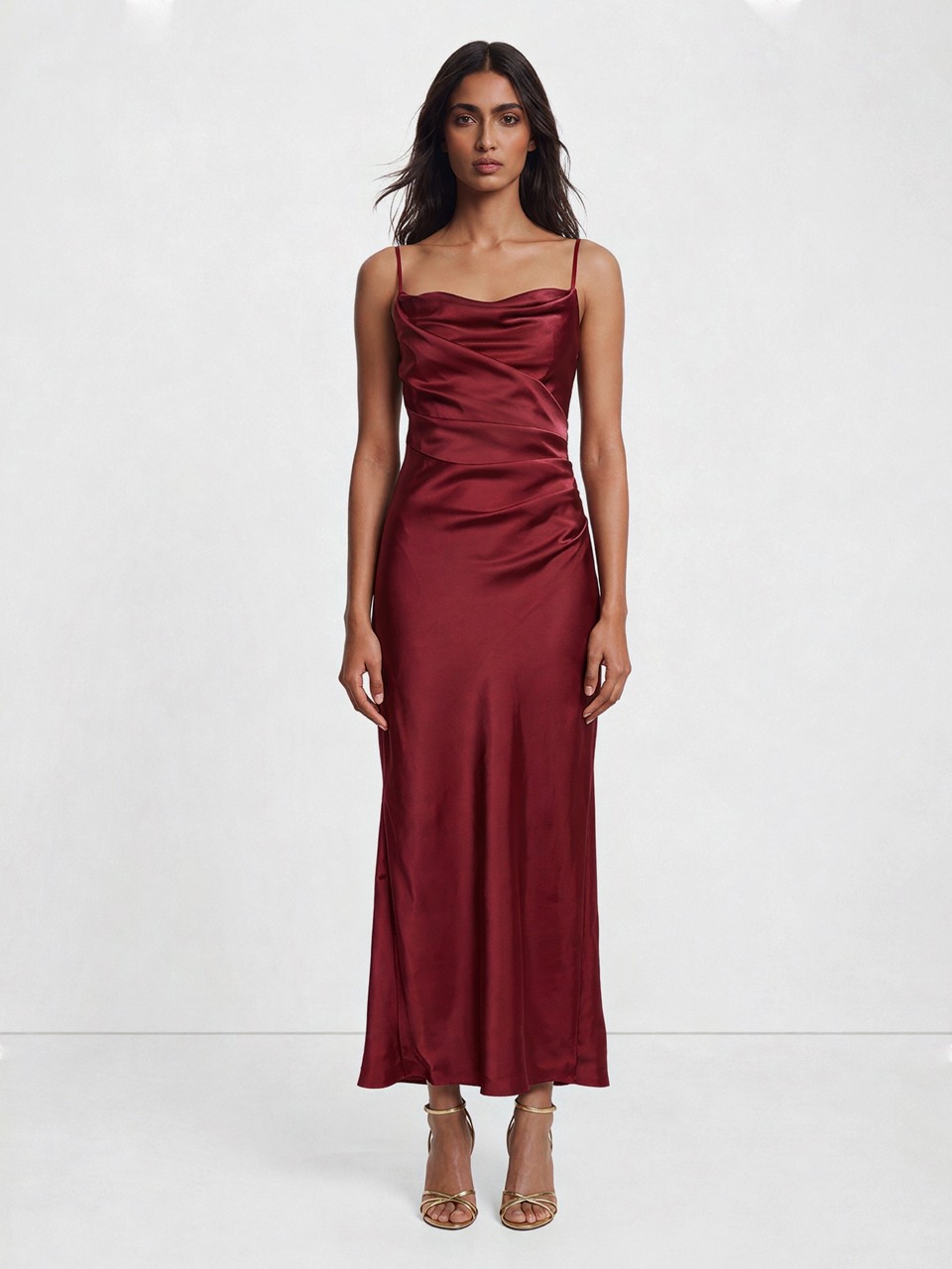 Nicia Satin Dress