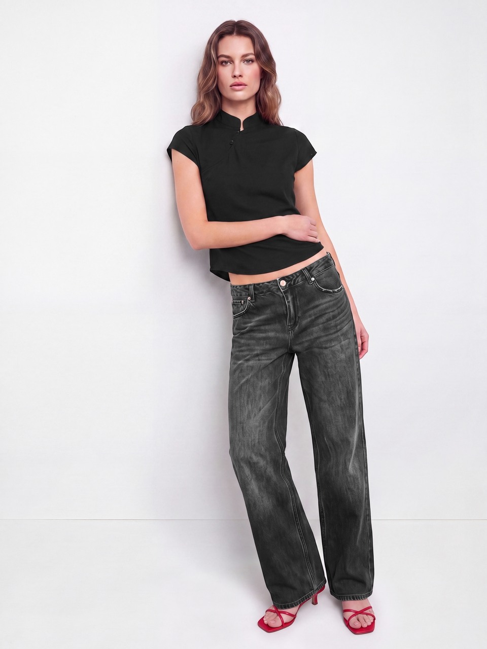 Isabella Black Top