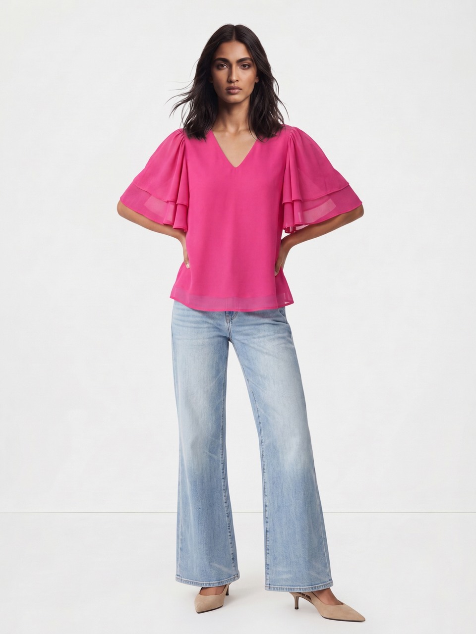 Pierre Pink Top