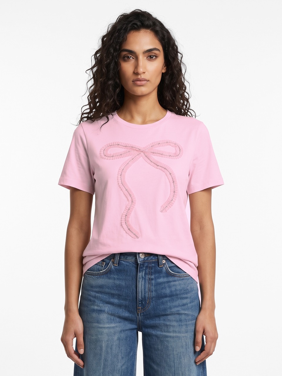 Georgia Pink Bow Tshirt