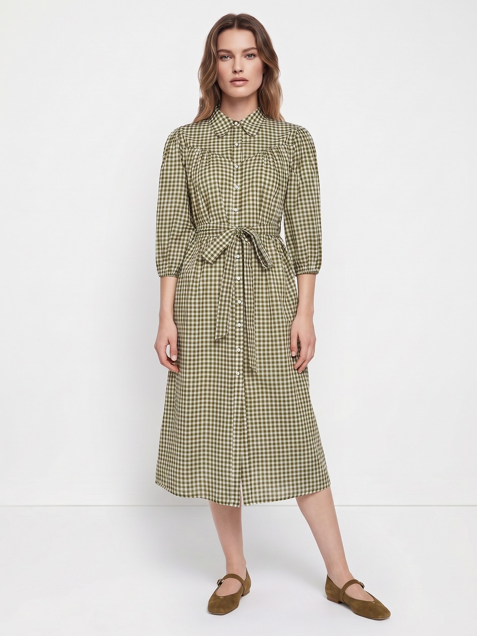 Anine Olive Green Dress
