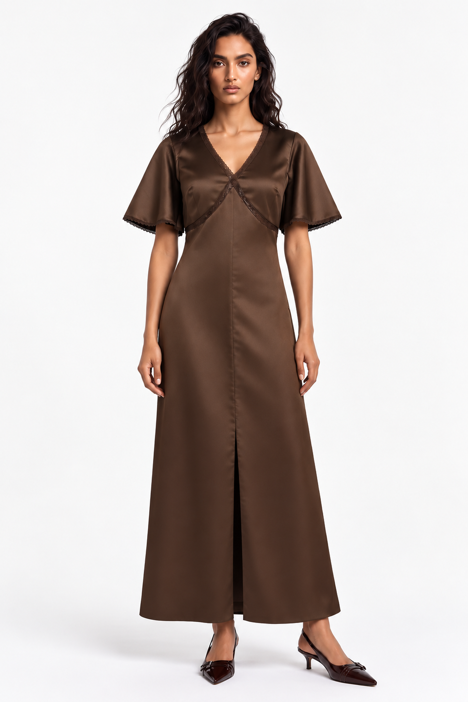 Marion Dark Brown Dress