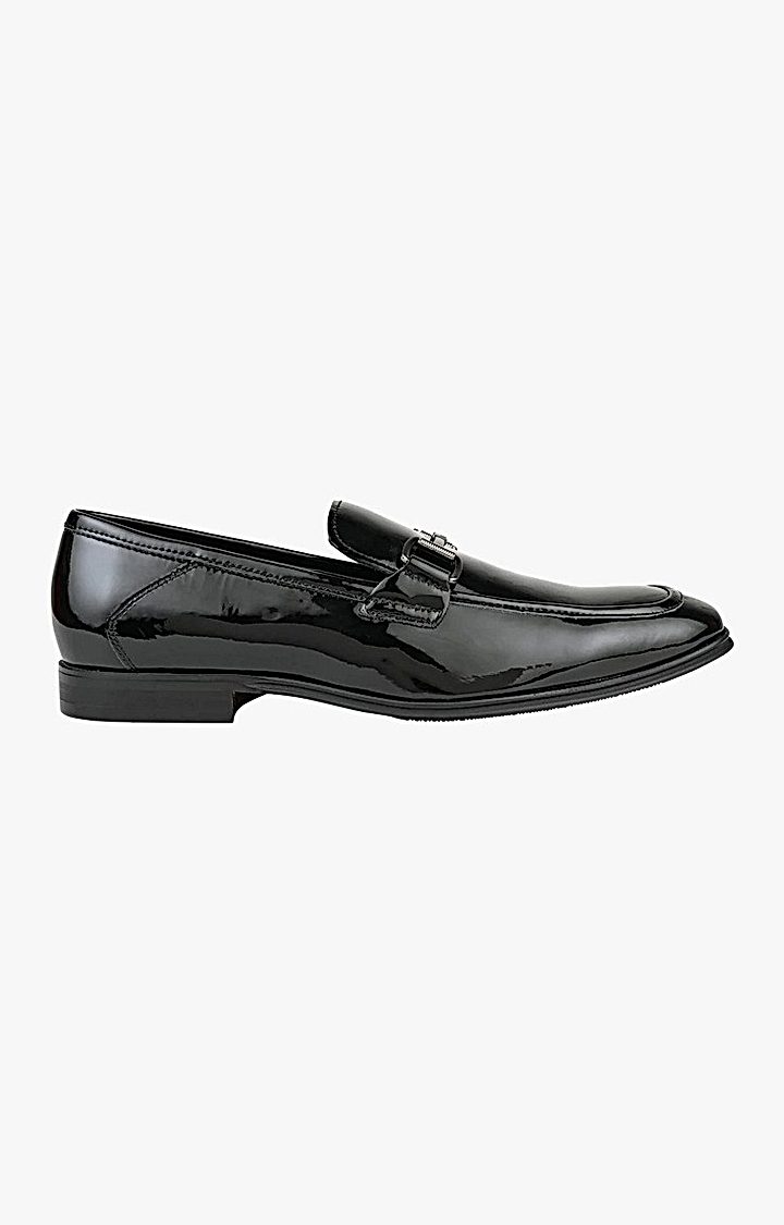 Aahron Black Tie-Ups & Dress Loafers | Steve Madden display picture 2