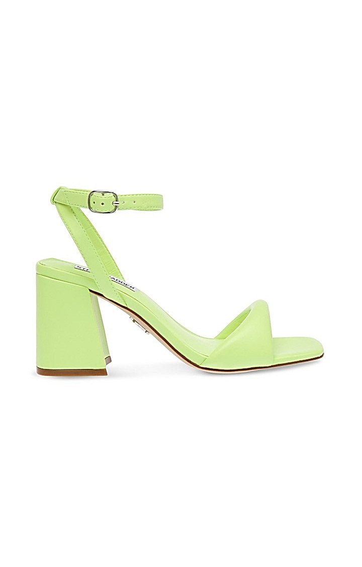 Bibi Yellow Heel Sandals | Steve Madden
