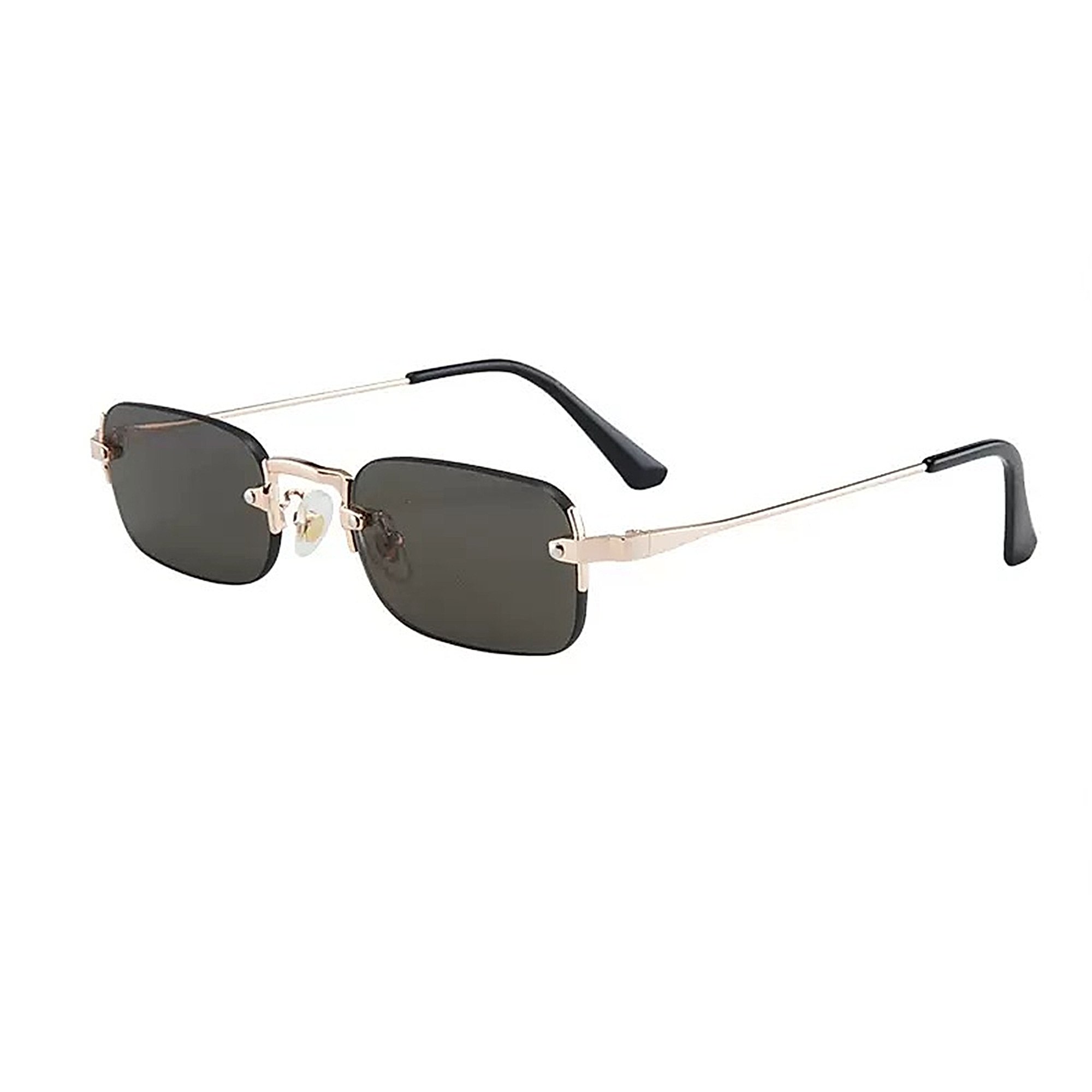 AUGEN Ultra-Light Rimless Rectangle Sunglasses for Men  display picture 2
