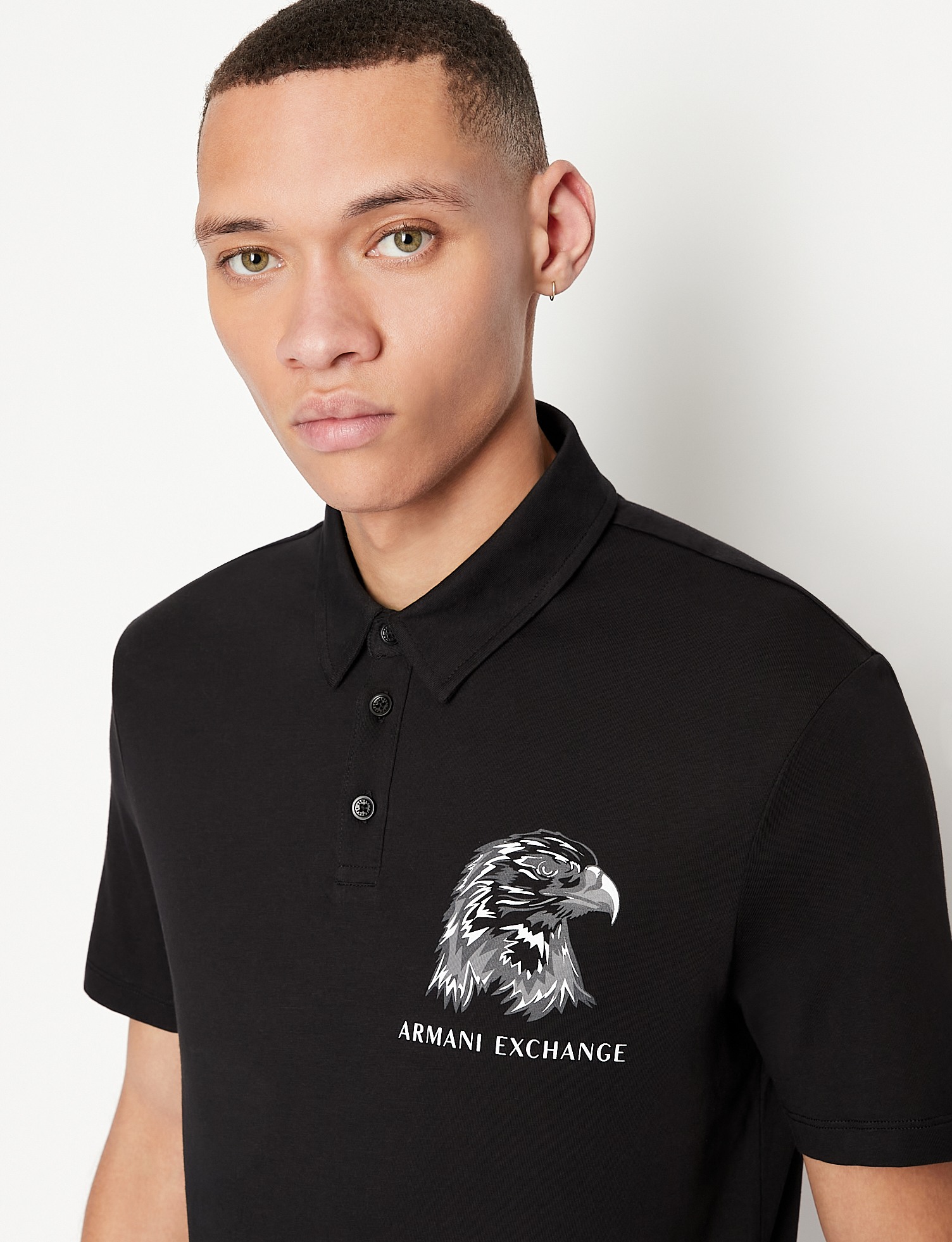 Eagle Logo Regular Fit Polo TShirt