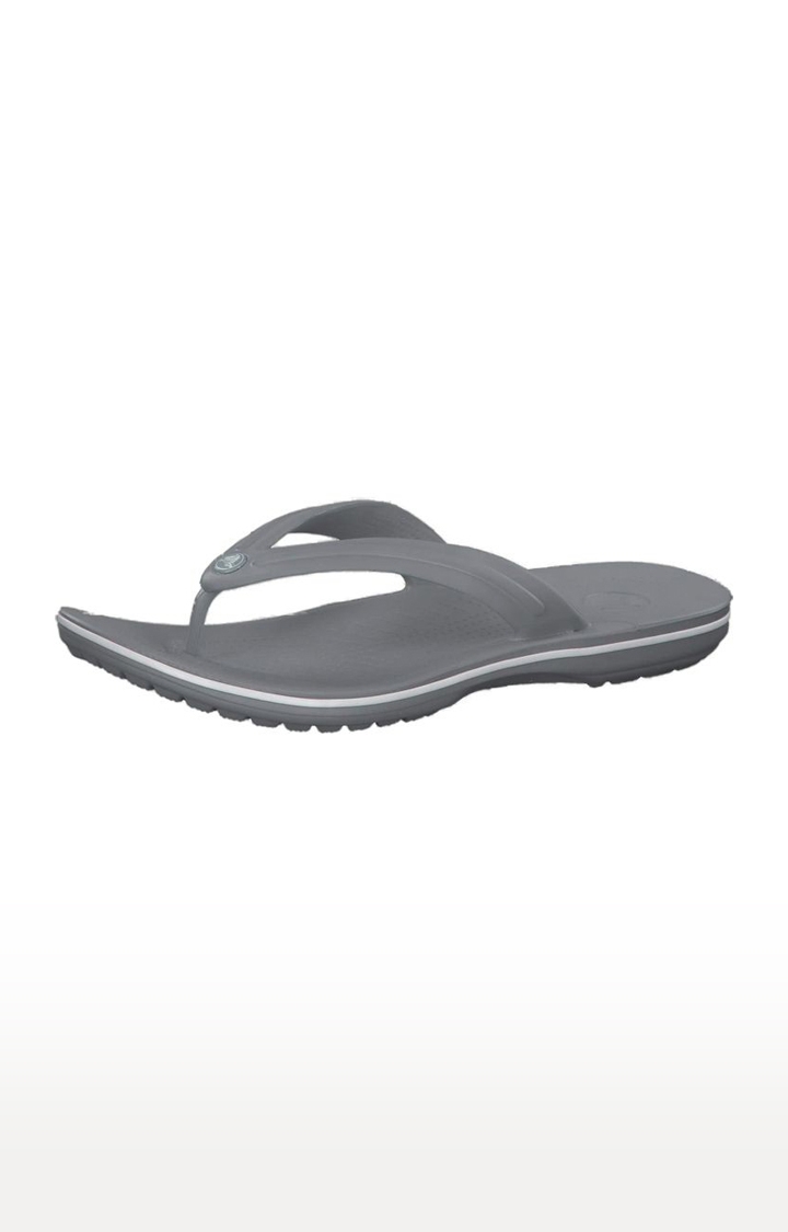 Crocs | Men's Grey Solid Slippers