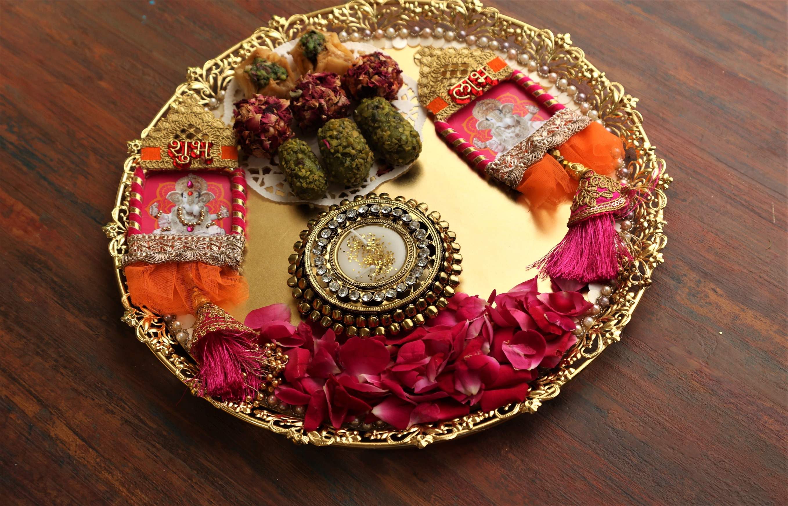 Round Metal Thaal