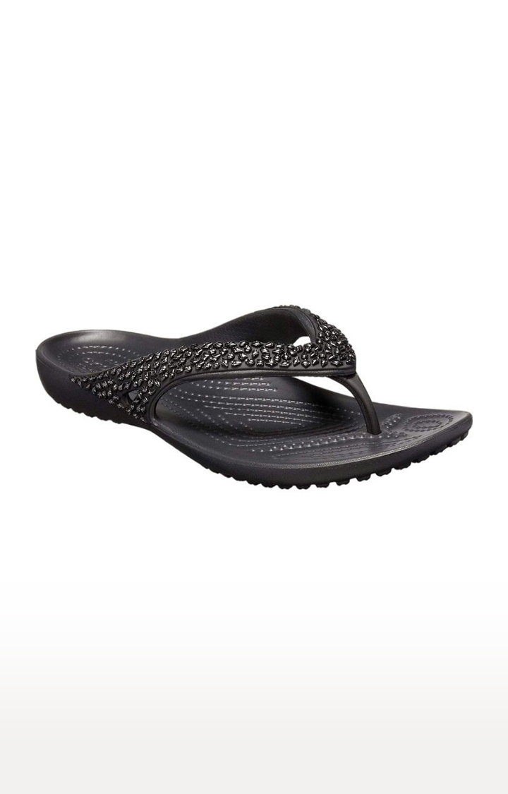 Crocs | Women's Black Solid Slippers