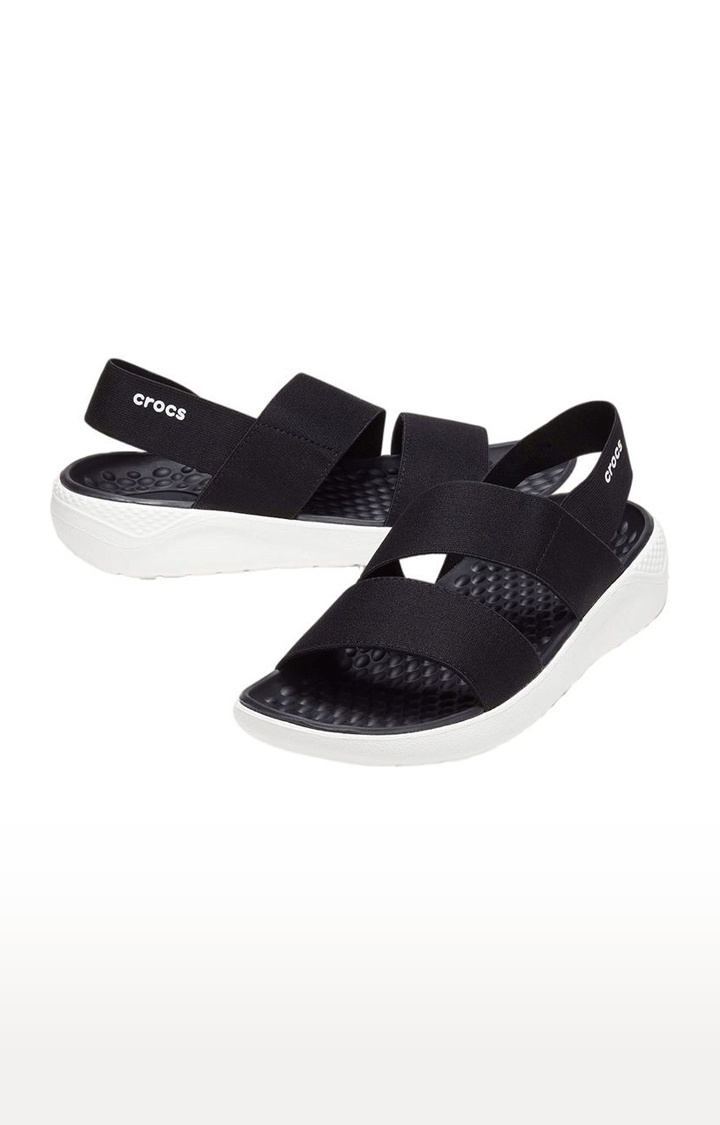 Crocs | Women's Black Solid Sandals