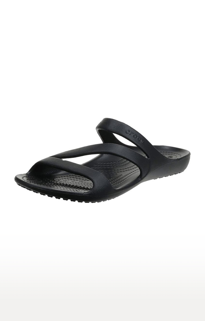 Crocs | Women's Black Solid Flat Slip-ons