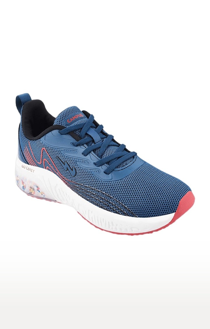 Campus Shoes | Unisex  Blue Mesh Outdoor Sports Shoes