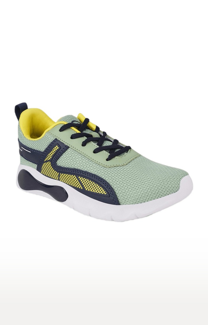 Boy's Camp Green Mesh Outdoor Sports Shoes